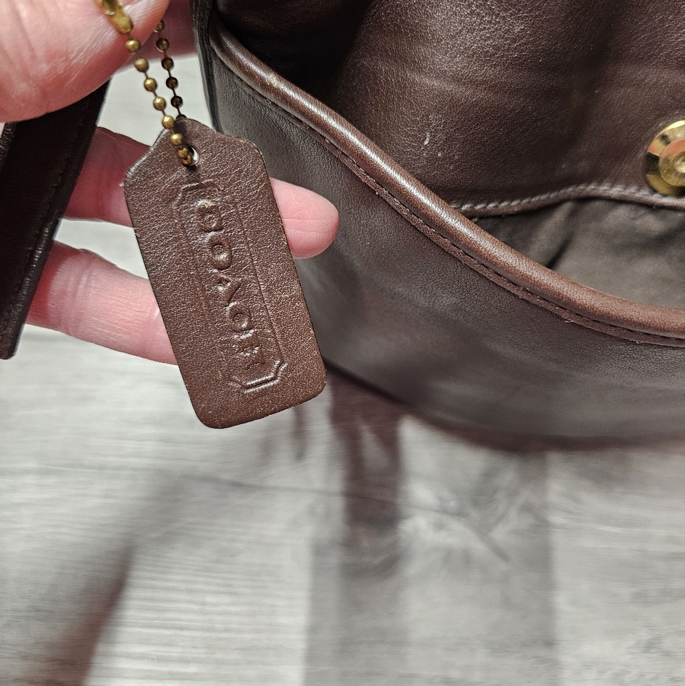 Coach Bags Monterey Brown Leather Flap Crossbody Bag Vintage Crossbody - Picture 11 of 13